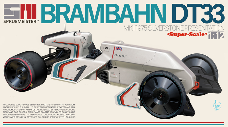 Illustration for article titled These Alternate-Universe Autonomous F1 Model Kits Are The Best Thing Ever